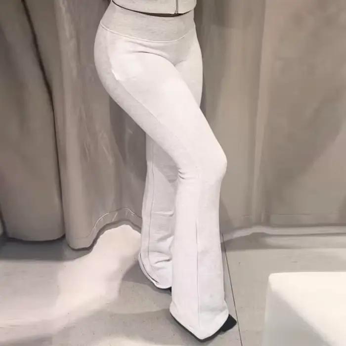 HXAO pantalon évasé polaire