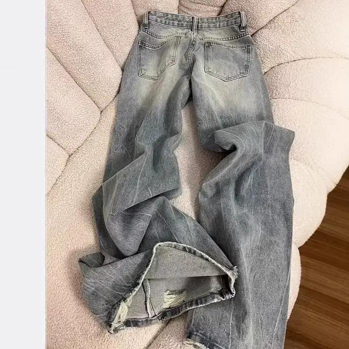 Jean ample rétro américain pour femme