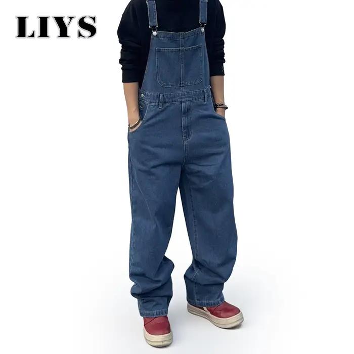 Salopette Homme Denim Bretelles Style Punk Polyvalente Polyester Viscose Visage Liberté Mode Casual Occasions Toutes Saisons