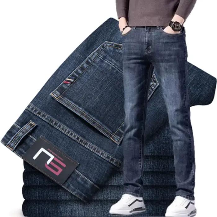 Jean droit extensible pour homme
