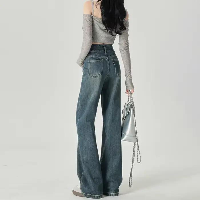 Jean à jambes larges pour femmes