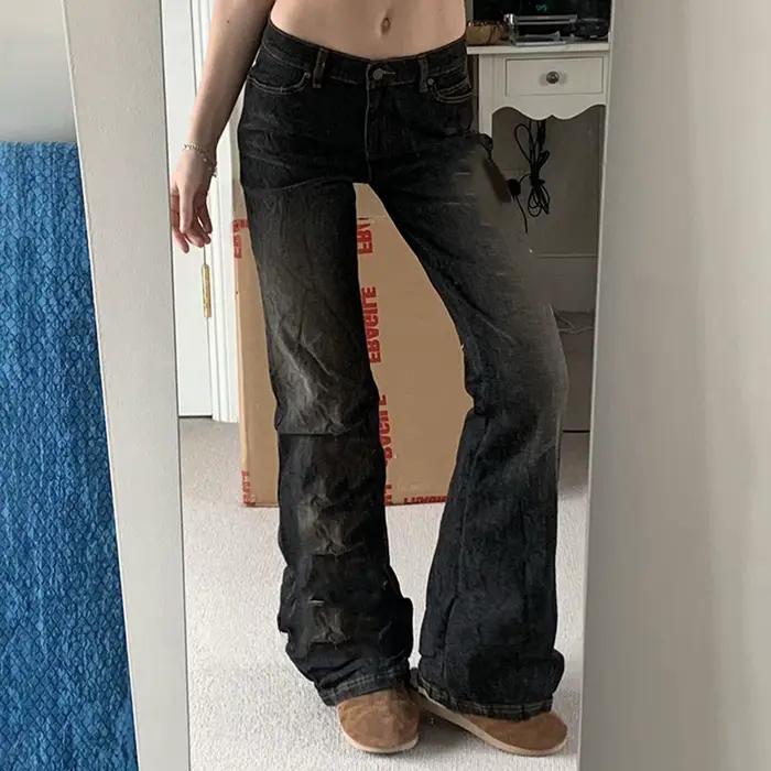 Jean bootcut vintage Y2K pour femme