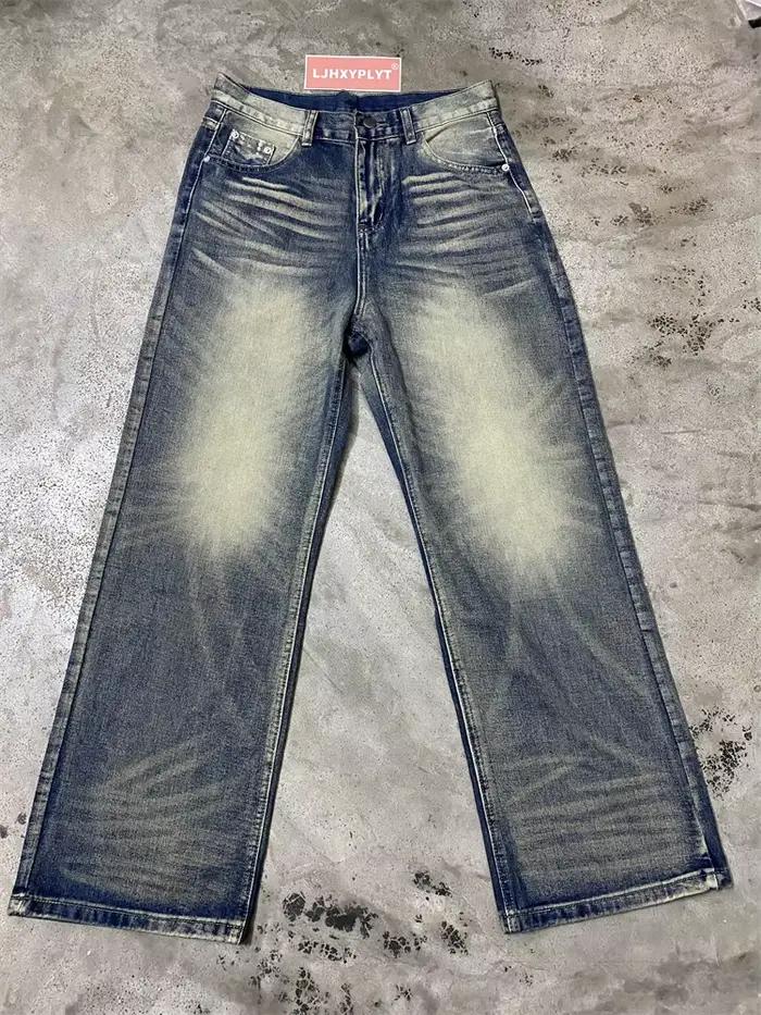 Jean fin Vintage de Style minimaliste pour hommes