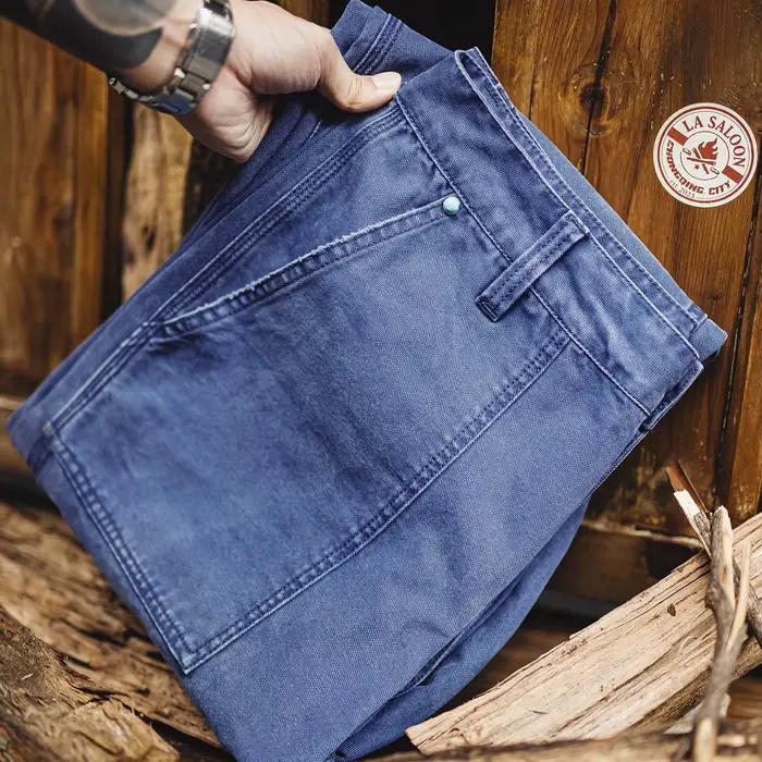 Maden – jean vintage en denim délavé pour hommes
