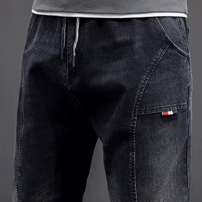 Grande taille 8XL jean hommes Denim pantalon mode décontracté