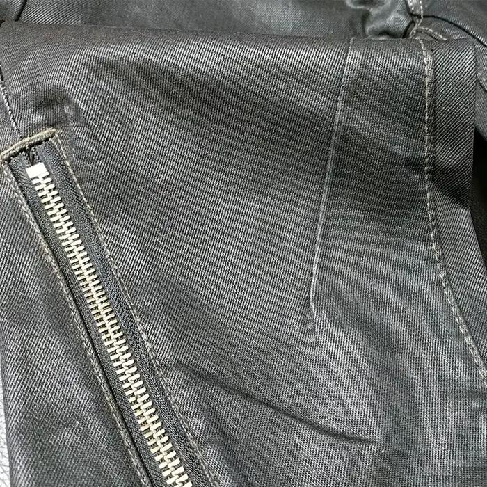 Owen Seak hommes huile cire jean classique Denim gothique