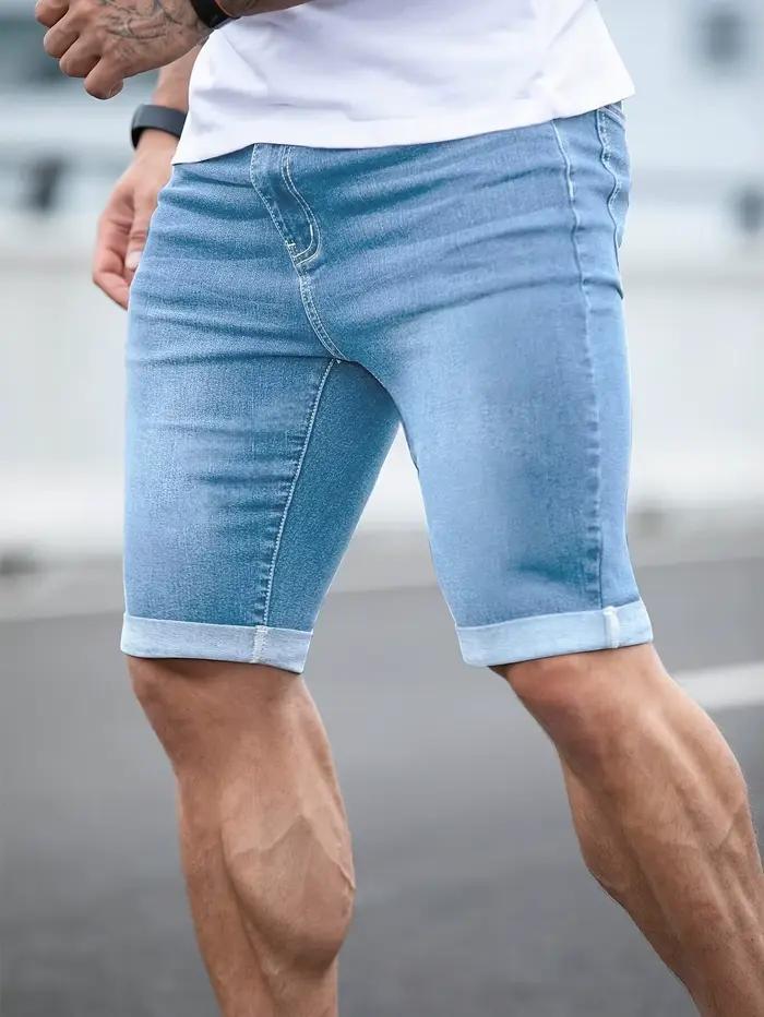 Pantalon en denim de rue américain populaire pour hommes
