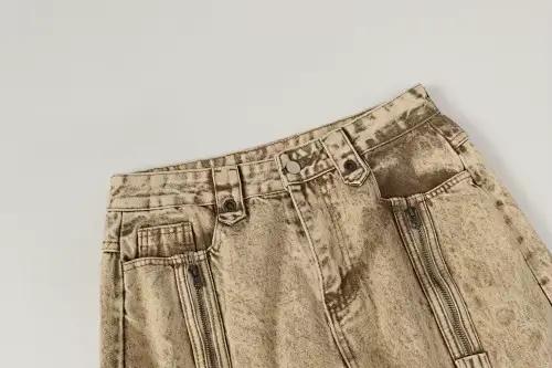 Nouveau Jean Américain Tendance 2025 Style Hip-Hop Urbain Déchiré Coupe Ample à Jambes Larges
