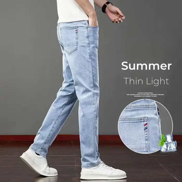 Jean slim homme été 2026 – Coupe droite