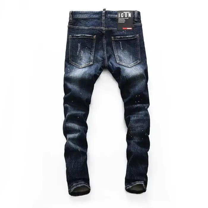 Marque de mode européenne hommes italie jean pantalon Design Cool haut