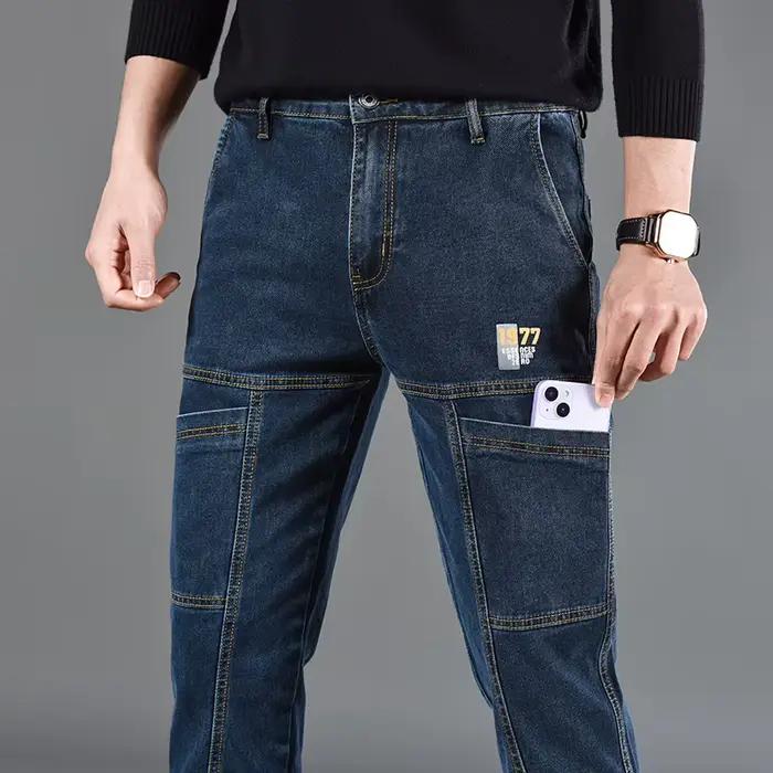 Jean imprimé à Six poches pour hommes