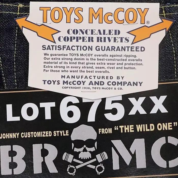 TOYS McCOY Limited 675XX Biker INDIGO Jeans