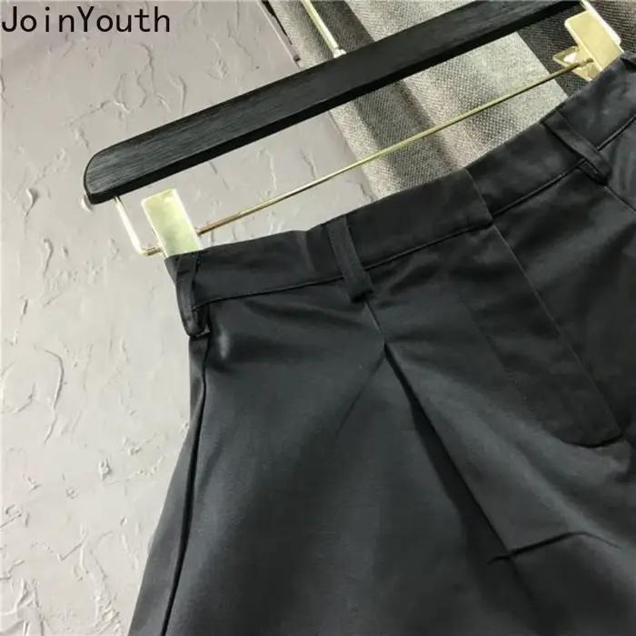 Coréen Y2k Shorts pour femmes taille haute mode pantalon à jambes larges 2025 nouveaux bas décontracté