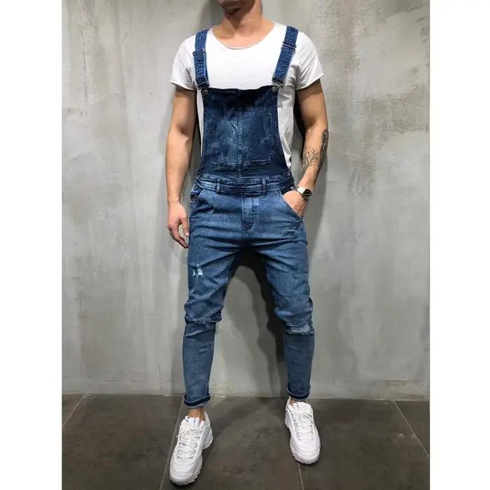 Salopette en jean pour hommes