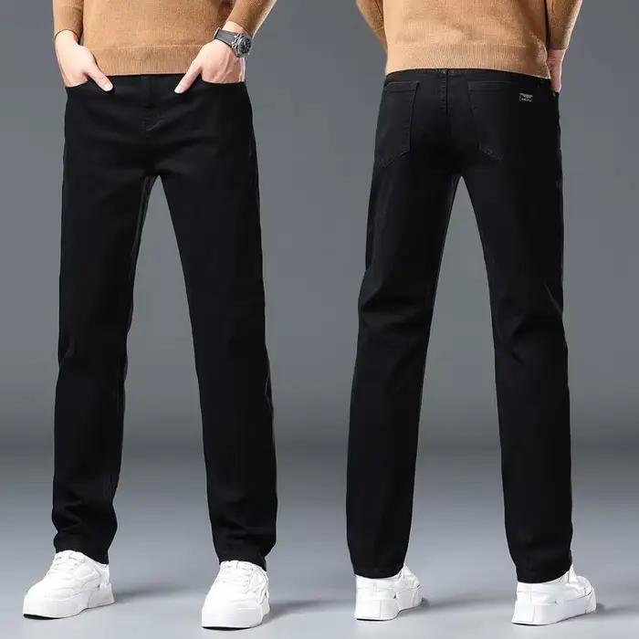 Jean Slim pour hommes, mode coréenne