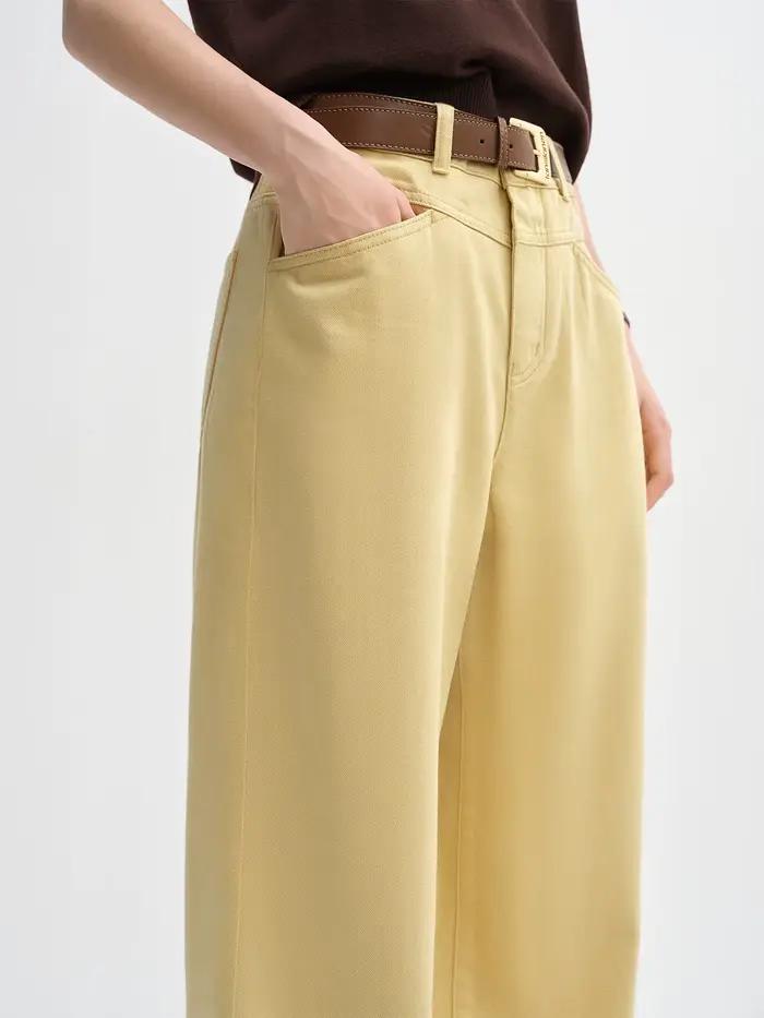 ​ DUSHU 2025 jean droit multicolore femme-pantalon