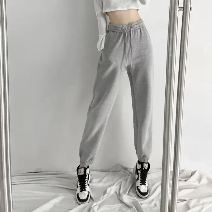 Pantalon taille élastique pour femme