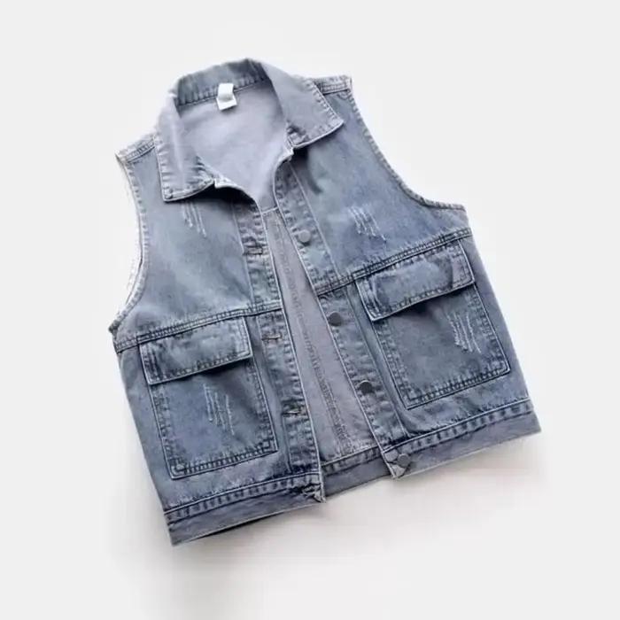 Gilet en jean pour femmes