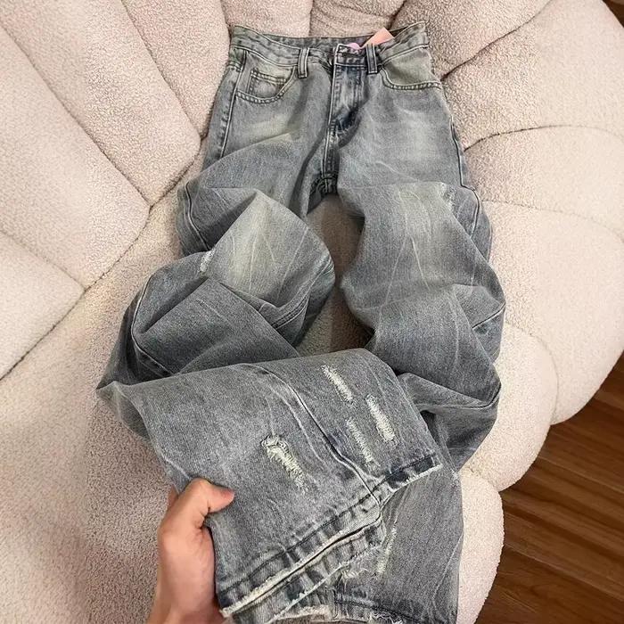 Jean ample rétro américain pour femme