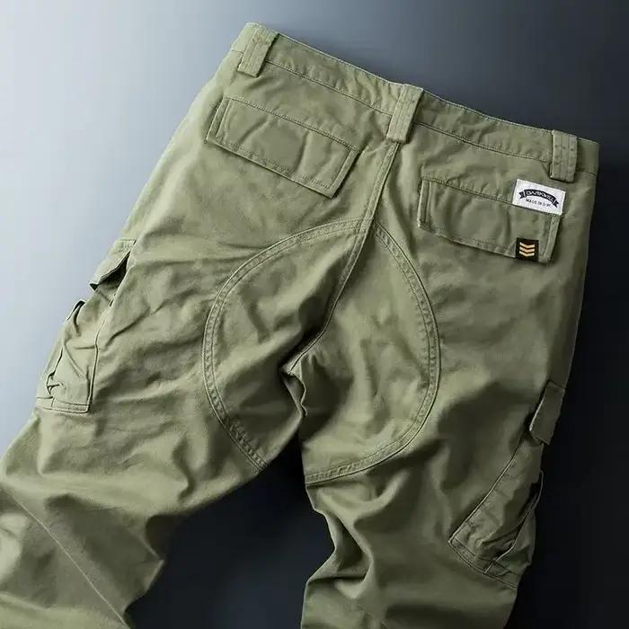 Fjcommisted-Pantalon cargo coréen pour homme