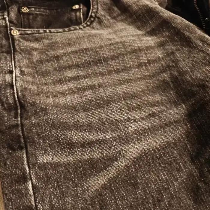 Notre héritage jean en Denim délavé pour hommes pantalons amples décontractés