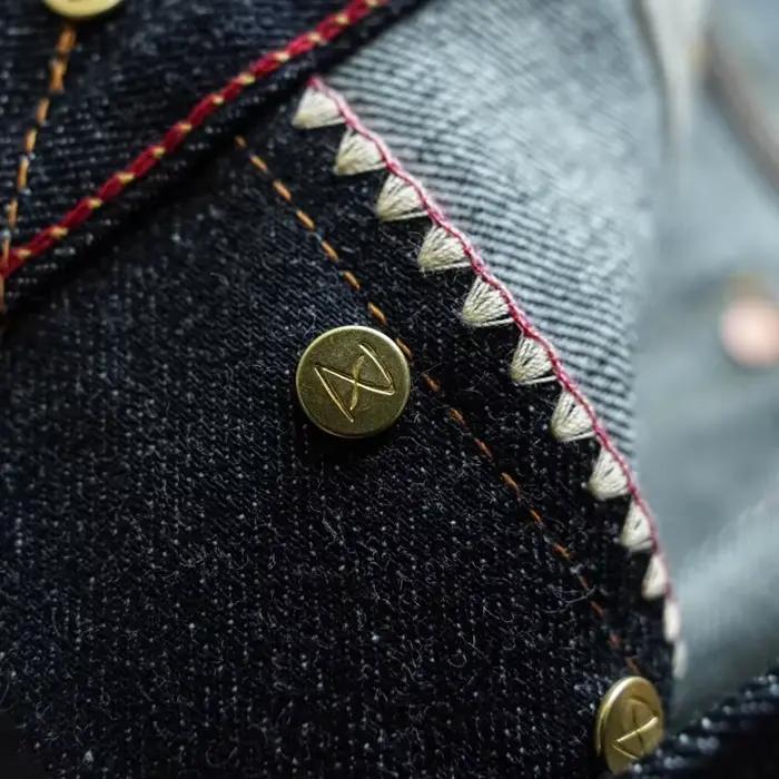 SAUCE ORIGIN 1A915-AG jean homme lisière Denim
