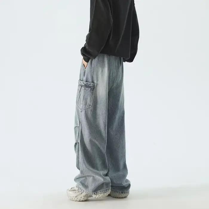 Nouveau Jean Plissé Homme 2026 Style Urbain