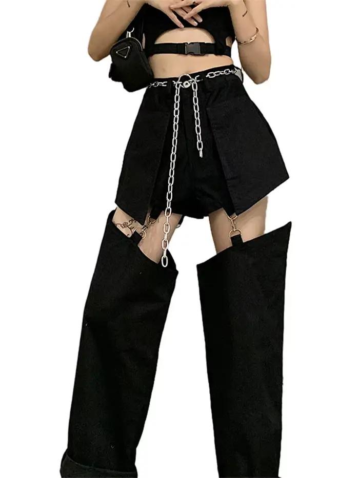 Jean taille haute pour femme