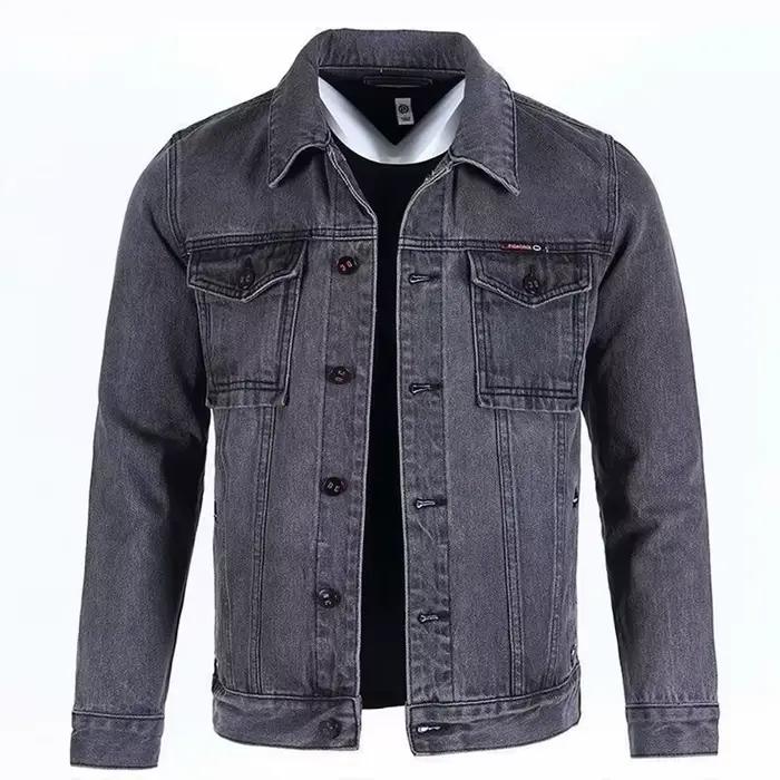 Vestes en jean pour hommes printemps-automne