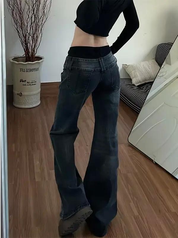 Jean Micro évasé de Style américain pour fille épicée