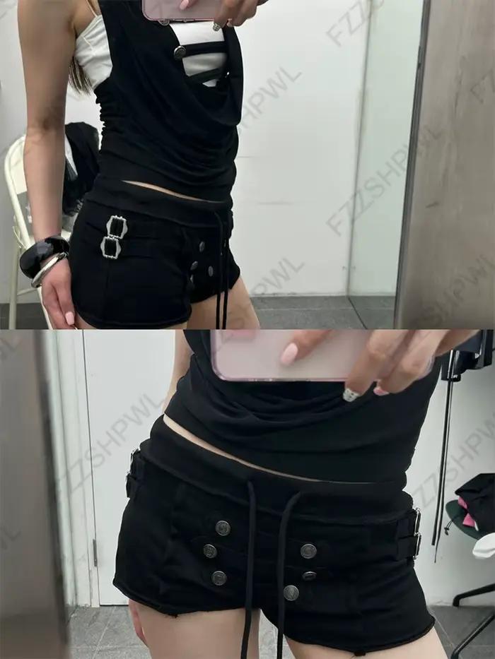 Shorts pour femmes, esthétique coréenne Y2K