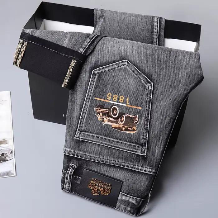 Jean gris fumé pour hommes