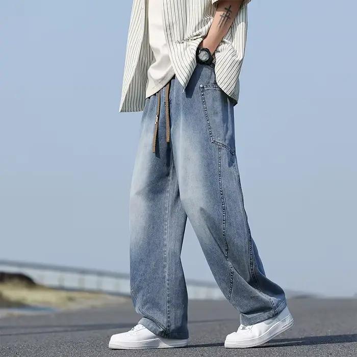 Jean à jambes larges pour hommes