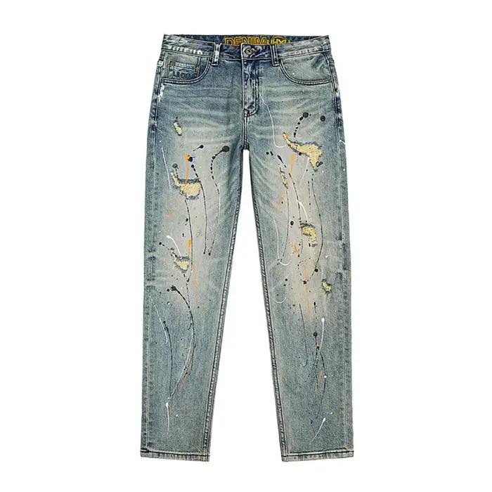 Jean droit Slim pour hommes
