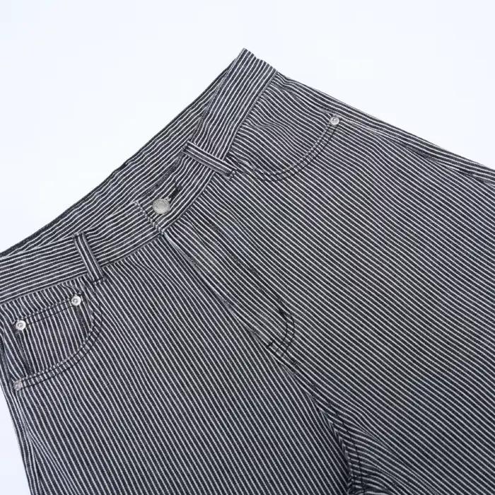 Jean rayé pour hommes, Style collège rétro américain