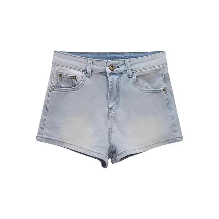 Shorts en jean bleu clair pour femme – Nouveauté été