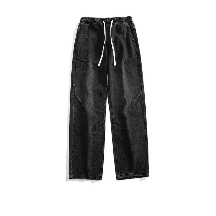 Jeans à cordon de serrage pour hommes