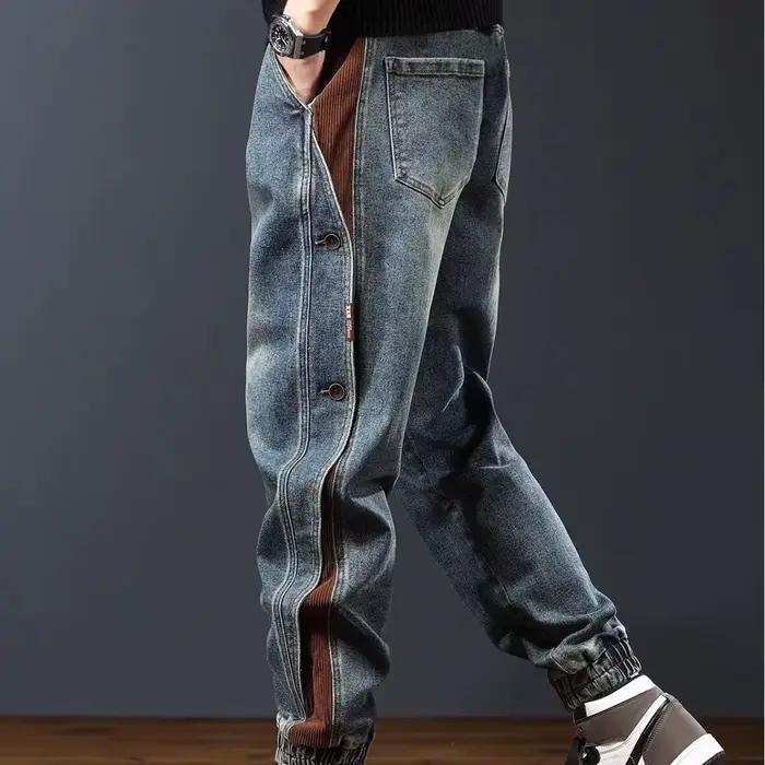 Jeans de travail haut de gamme pour hommes en automne et en hiver