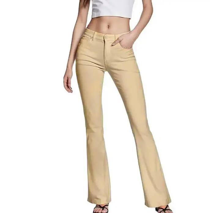 Pantalon évasé pour femme avec poches