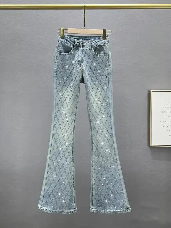 Pantalon amincissant en Denim pour femmes