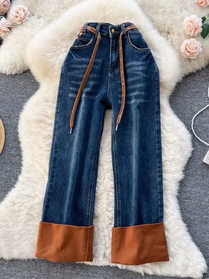 Foamlina pantalon en Denim pour femmes