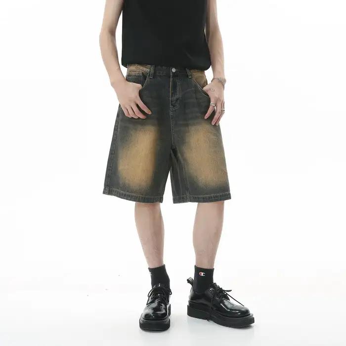 Jean Vintage à Jambes Larges pour Homme