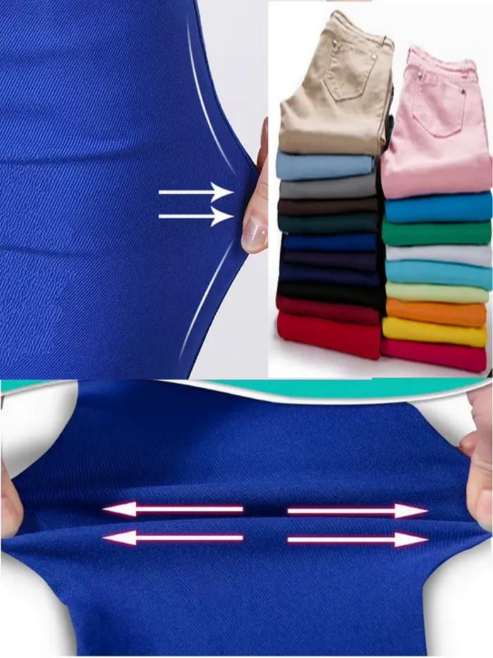 Jeans extensibles décontractés pour femmes