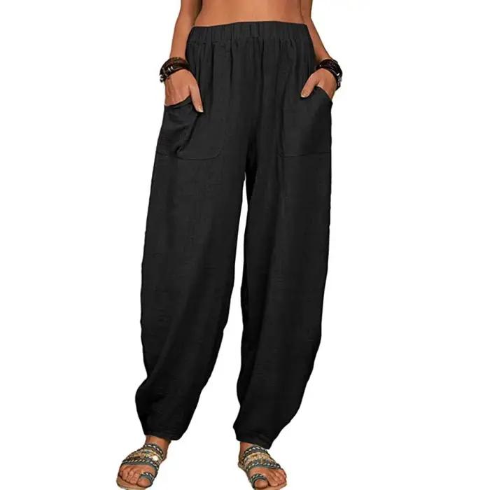 Pantalon Harem Confortable et Ample pour Femme