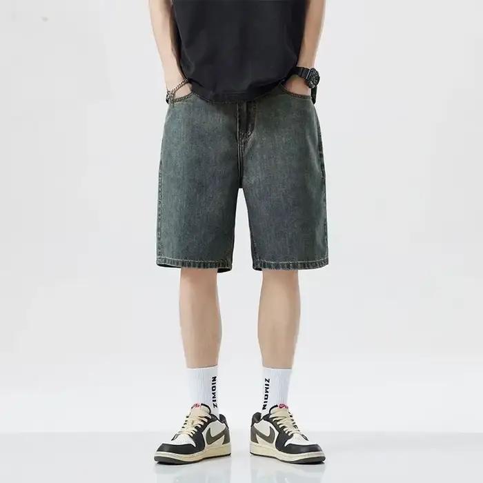 Nouveaux shorts en jean d'été pour hommes