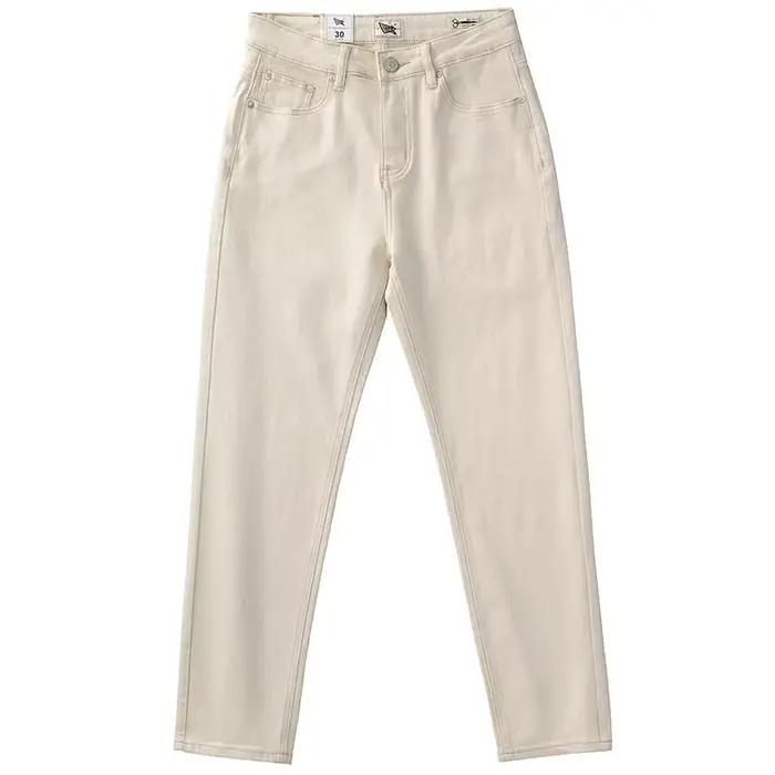 Jean à Jambes Droites Micro artificiel astique pour Homme