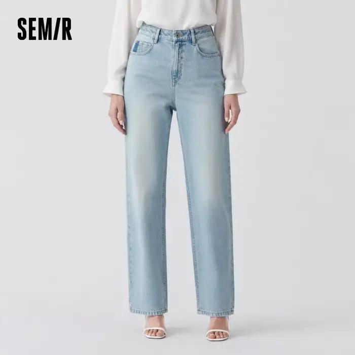Jean Long et Simple pour Femme
