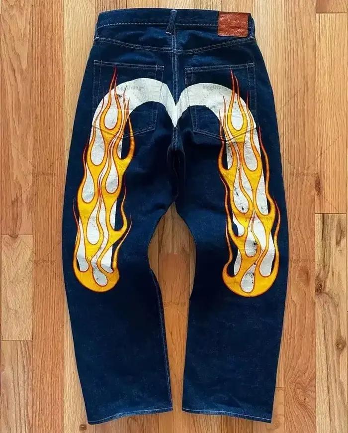 Jeans pour femmes, style gothique Y2K