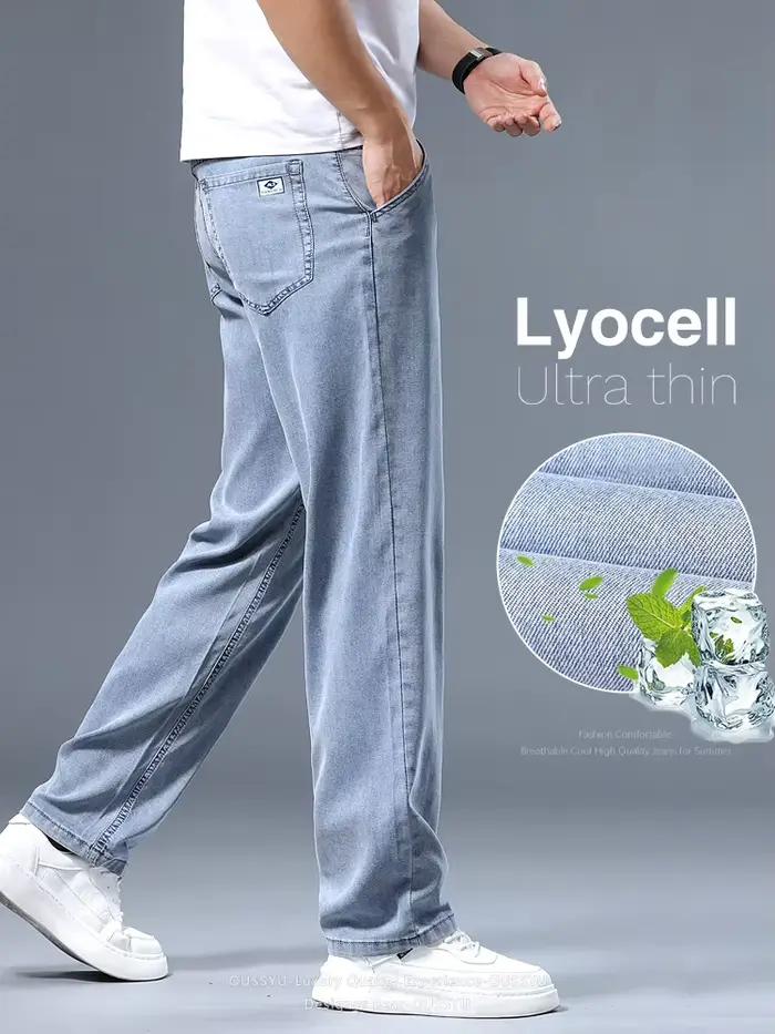 Jean d'été en Lyocell ultra-fin de haute qualité pour hommes