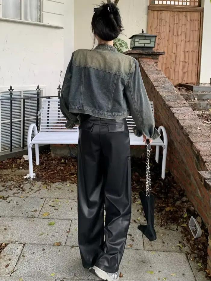 Veste en jean rétro pour femmes